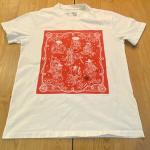 RIPNREPAIR T-Shirt Korean Heritage Folk Art Graphic White Made In USA Mens M